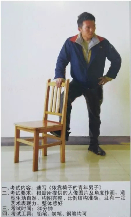 2018�q�贵州美术联考速写考题