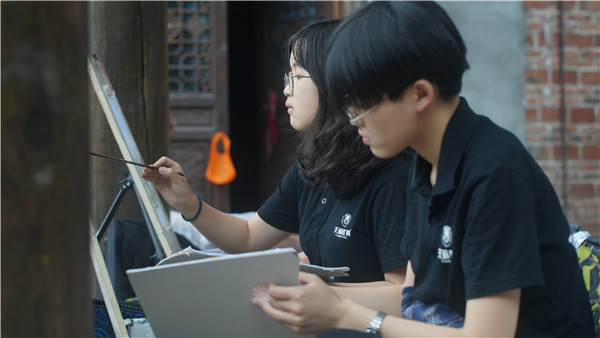 2018�q?月央清班安居古镇写生