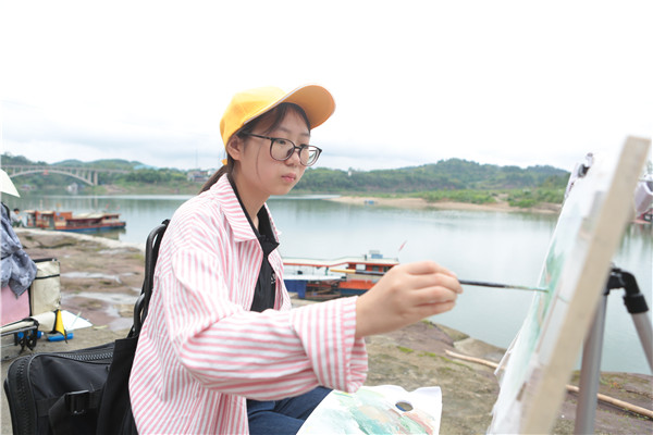 2018�q?月央清班安居古镇写生