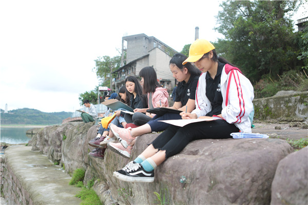 2018�q?月央清班安居古镇写生